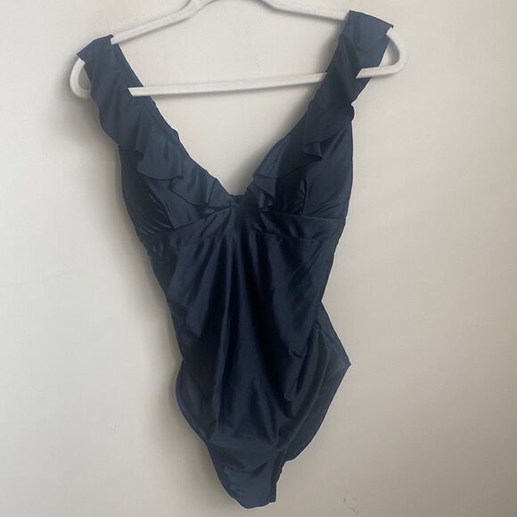 SOYM Black One Piece Swimsuit L - Picture 1 of 8